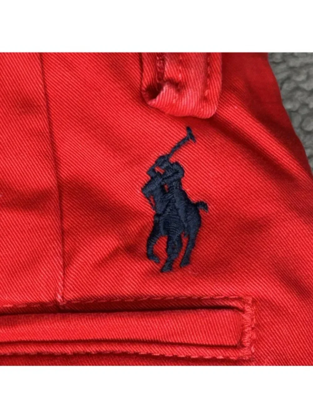 Polo Ralph Lauren Shorts Mens 32 Red Chino Classic Pony Logo Stretch 6 Inseam - Picture 4 of 10